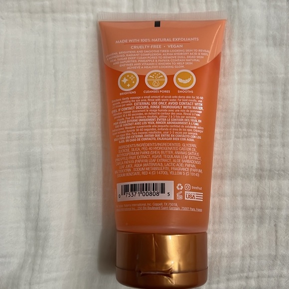 Tree Hut Brightening Sugar Scrub Pinapple Papaya AHA - Picture 2 of 3